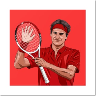 Roger Federer Posters and Art